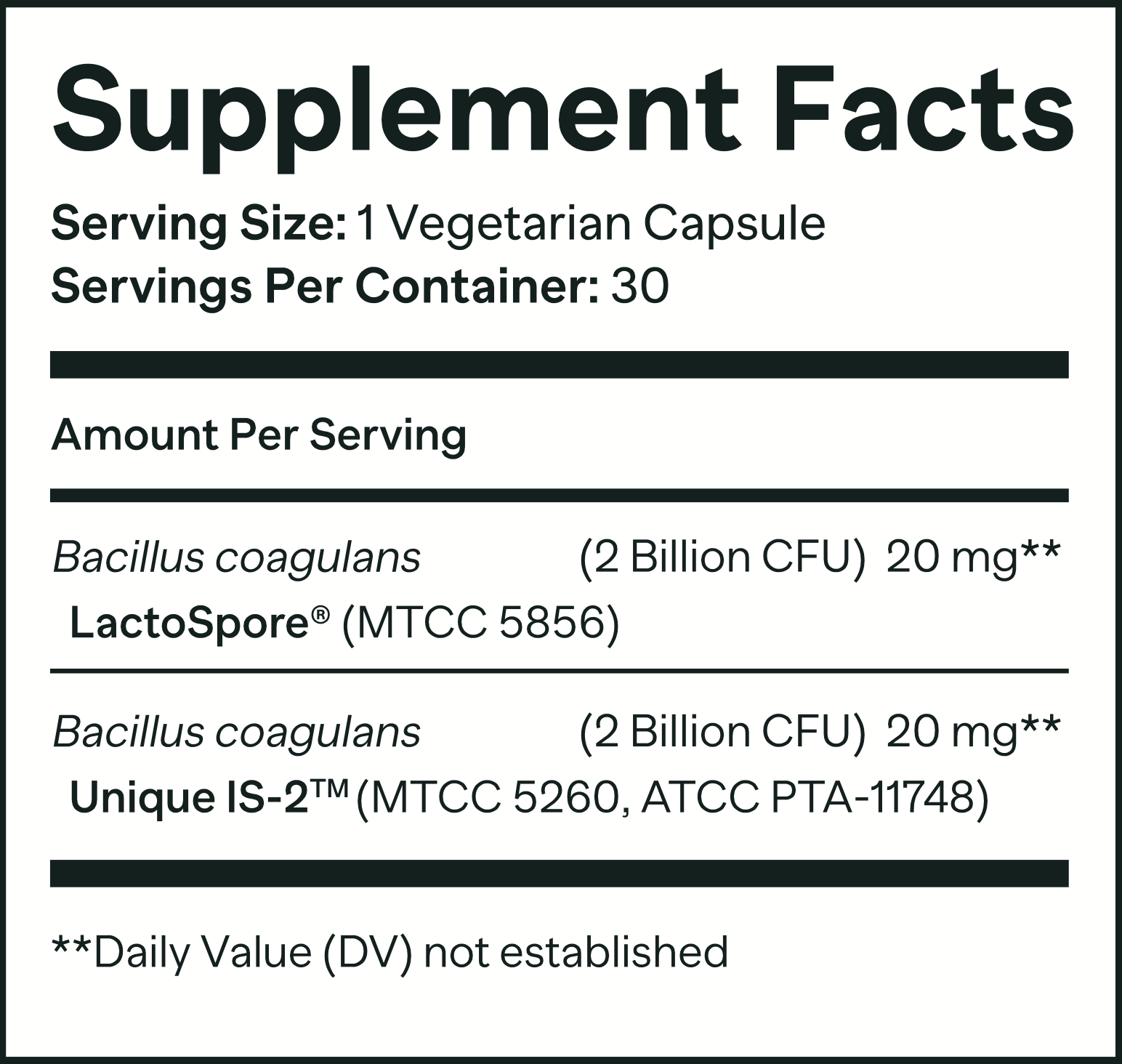 Supplement Facts